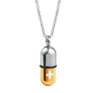 휴대용 약통 목걸이 비상약 악세사리 데일리 영양제