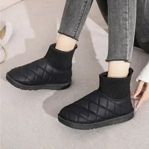 여성부츠 베베라 패딩 니트 삭스 부츠 DS 0256