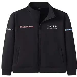 레이싱 자켓 재킷 점퍼 유니폼 모터팀 포르쉐 모터스포츠 레트로 복고풍 엔틱 시리즈 콜라보레이션 아우터