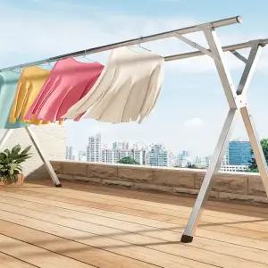 40000KM 접이식 높이조절 빨래건조대 스텐 대형 이불건조대