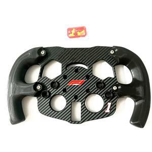 g29g923 패널용 탄소 섬유 멤브레인 포함 F1 Sim 레이싱 스티어링 휠 맞춤  설치