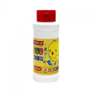동아 단색물감 딩동댕물감 빨강 유아물감 / 200ml 개(1개입) 조소냐