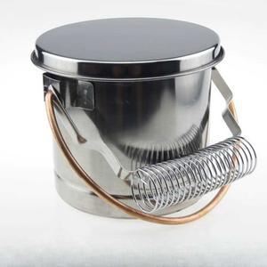 화방 붓 세척통 미술 유화붓 스틸통 수채화 붓걸이