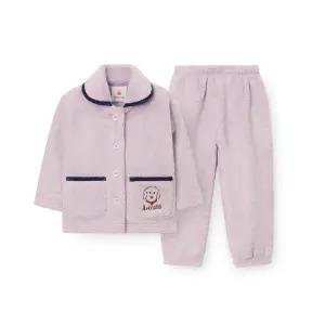 [롯데백화점]오르시떼 여아동 G046 퍼플벨 긴소매 파자마 세트 OR25WGGEG046