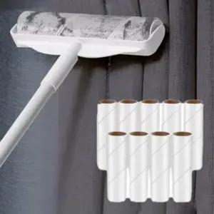 클리너 테이프 돌돌이 구성 세트 롱핸들 와이드 먼지 리필 청소기 롤 밀대 긴