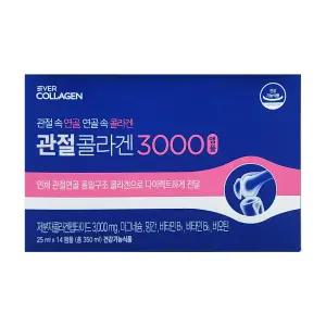 에버콜라겐 관절콜라겐 3000 앰플 25ml x 14앰플 1박스 (2주분) 저분자콜라겐펩타이드_