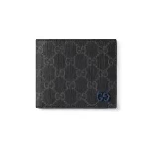[명품] 남성반지갑 GG 수프림 블랙 블루라이닝 바이컬러 반지갑 768243