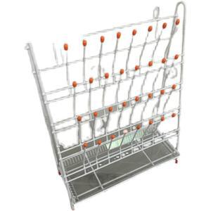 비커 진열대 탁상형 물받이 연구소 테이블 거치대 비커진열대 교구 실험 유리 정리대 시험관