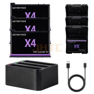 Insta 360 X4 배터리 카메라 용 JHTC 파노라마 액션 액세서리 2500mAh