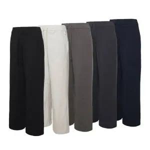 [안다르] 여성 에어리핏 기모 와이드 팬츠 (숏) ANFPT-02 5종 택1