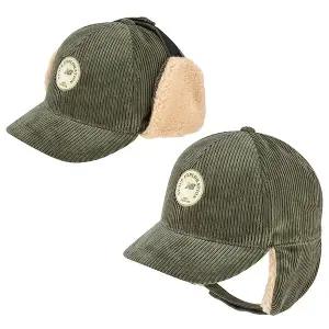 국내매장판 뉴발란스 키즈모자 코듀로이 귀달이캡 NK8BCF305U-KHAKI P2512 방한모자