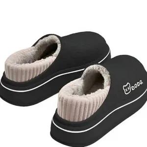 방수 털 슬리퍼 논슬립 따뜻한 겨울 경량 털 실내화 털신 베란다 사무실 남녀공용 방한화 두꺼운 남성 여성