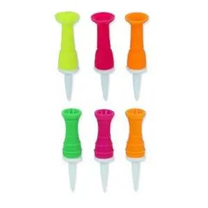 버디79 골프티 부러지지않는 실리콘필드골프티 필드용 스윙 분실방지 칼라 고급 고급형