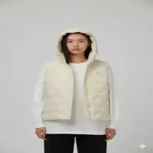 [매장정품] kolonsport 여성 솟솟 경량 다운 베스트 TVVAW25902IVO