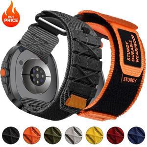 갤럭시 워치 8 40mm 8Classic 용 나일론 루프 스트랩, 울트라 2025 47mm용 스포츠 팔찌