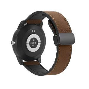 갤럭시 Watch5 프로 45mm 4 6 클래식  GT4 3 2 마그네틱 버클 소프트 밴드 용 가죽 스트랩