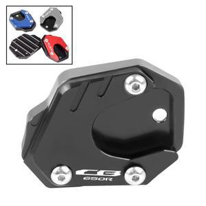 혼다 CB 650R 2019-2023 R CB500XF 킥스탠드 풋 사이드 확장 패드 지원 확대 플레이트