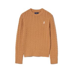 [AK플라자] [예일] 우먼즈 케이블 라운드 니트 YEF1KT206A