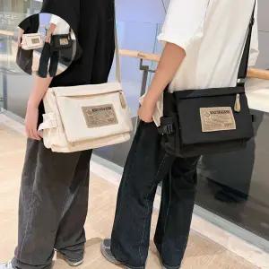 (제스트)페이퍼 메신저백 패치 크로스백 남자가방 미니 슬링백