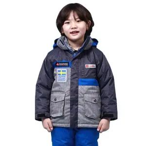 아동 보드복 자켓 단품 YJ1400와펜 블루 스키복