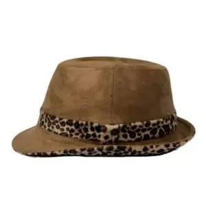 호피무늬 중절모 여자중절모 남성중절모 여성중절모