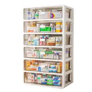 상비약 보관함 약통 서랍장 약상자 정리함 투명 케이스