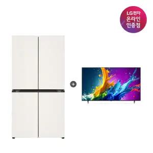 LG 디오스 오브제컬렉션 매직스페이스 냉장고 + LG QNED AI TV (T875MEE111 + 86QNED75AEA)