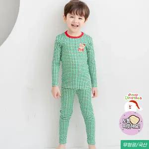 9부면스판_그린체크산타곰