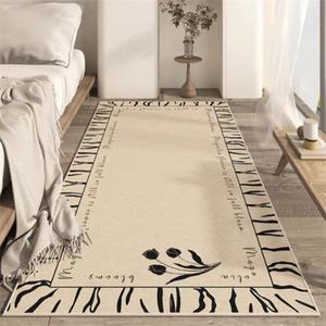 침실러그 라운드 카펫 침대 특대형 얼굴 성 극세사 원룸 응박사 봄꽃 가정 둥근