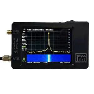 100KHz-960MHz 휴대용 소형 스펙트럼 분석기 TinySA 2.8인치 LCD 디스플레이배터리 포함