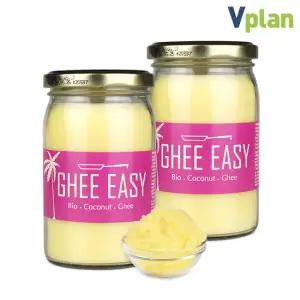 브이플랜 유기농 목초 기버터 코코넛 mct 오일 245gX2개 무염 ghee 버터 베이킹재료
