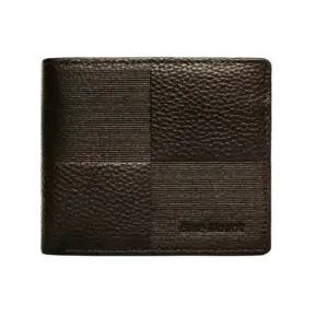 남자 반지갑 스퀘어 심플 카드 가죽 지갑 브라운