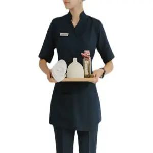 피부관리사 유니폼 빅사이즈 마사지샵 스파 상하의세트