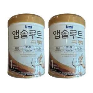 매일유업 앱솔루트 명작 2FL 분유 1단계 6개월까지 800g 2개