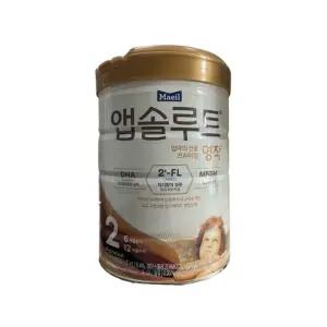 매일유업 앱솔루트 명작 2FL 분유 2단계 6개월부터 12개월까지 800g 1개