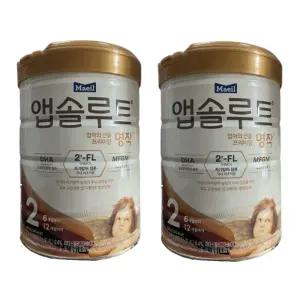 매일유업 앱솔루트 명작 2FL 분유 2단계 6개월부터 12개월까지 800g 2개