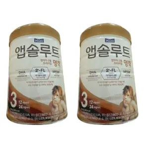 매일유업 앱솔루트 명작 2FL 분유 3단계 12개월부터 24개월까지 800g 2개