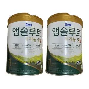 매일유업 앱솔루트 유기농 궁 분유 1단계 6개월까지 800g 2개