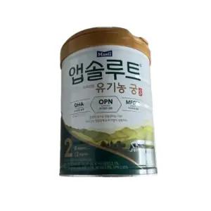 매일유업 앱솔루트 유기농 궁 분유 2단계 6개월부터 12개월까지 800g 1개