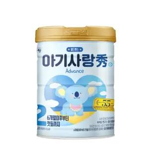 남양 아기사랑 수 어드밴스 분유 750g 1개 2단계