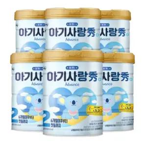 남양 아기사랑 수 어드밴스 분유 2단계 750gx6개