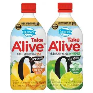 [동원]테이크 얼라이브 제로 망고 500ml 24개/스위티자몽[35622096]