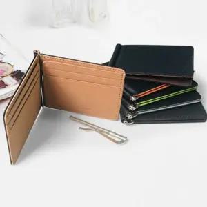 머니클립 가죽 스타일 반지갑 1P 데일리 고품질 수납