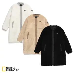 [내셔널지오그래픽] (N234WFJ130) 여성 웨이젤라 FLEECE 뽀글이 롱기장 집업