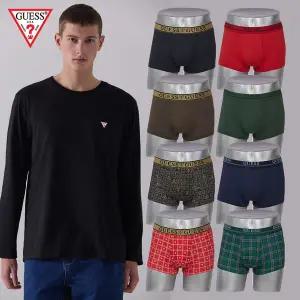 [하프클럽/게스언더웨어]게스(GUESS) 홀리데이 드로즈 8종+ 티셔츠1종 패키지