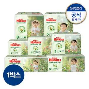 [하기스][1박스] 2025 NEW 하기스 네이처메이드 팬티형 기저귀 2~8단계 택1
