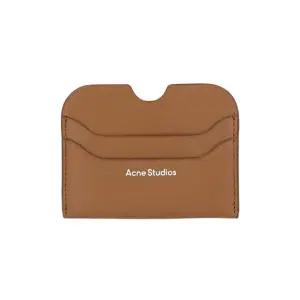 아크네스튜디오 CG0234 CAMEL BROWN 로고 카드지갑