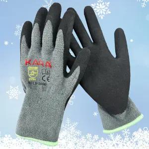 카라 소프트웜 L 겨울 라텍스 장갑 날개사원단 작업 공사