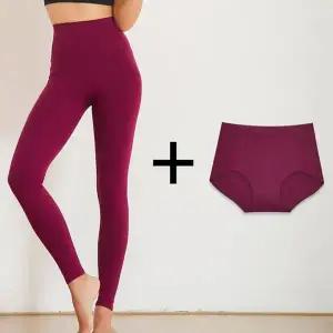 [골드스마일]훌 와인 인기 레깅스팬티 레깅스+팬티 세트