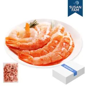 아르헨티나 홍새우 특대 이지필 10kg(1kgX10) 박스 붉은 킹단 새우 16/20 대용량 박스 업소용